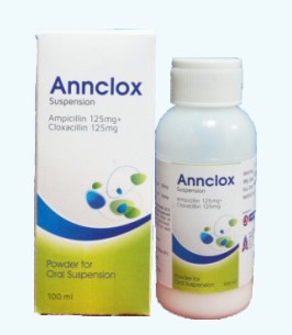[akd081] Annclox Suspension (Ampicillin/Cloxacillin) 100ml