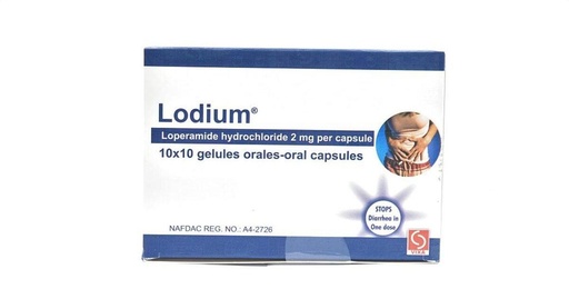 [akd573] Lodium (Loperamide Hydrochloride) 2mg Capsules