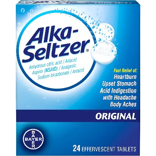 [akd048] Alka-seltzer Original (Aspirin) effervescent