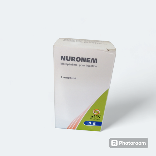 [akd714] Nuronem (Meropenem) Injection 1g sun pharma