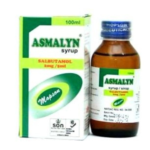 [akd102] Asmalyn (Salbutamol) Syrup 100ml