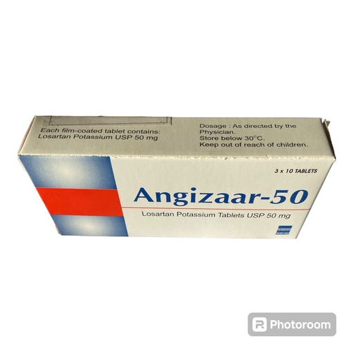 [akd079] Angizaar-50 (Losartan Potassium 50mg) Tablets