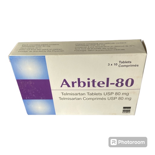 [akd091] Arbitel-80 (Telmisartan 80mg) Tablets