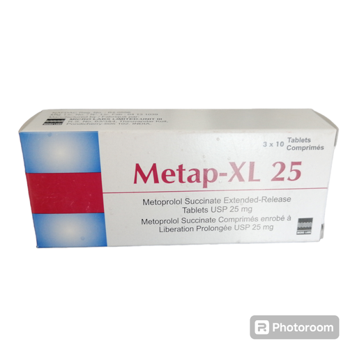 [akd615] Metap-XL 25 (Metoprolol Succinate 25mg) Tablets