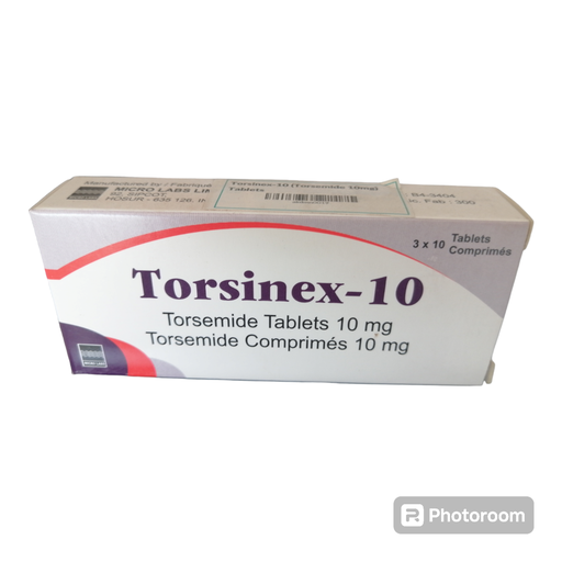 [akd939] Torsinex-10 (Torsemide 10mg) Tablets