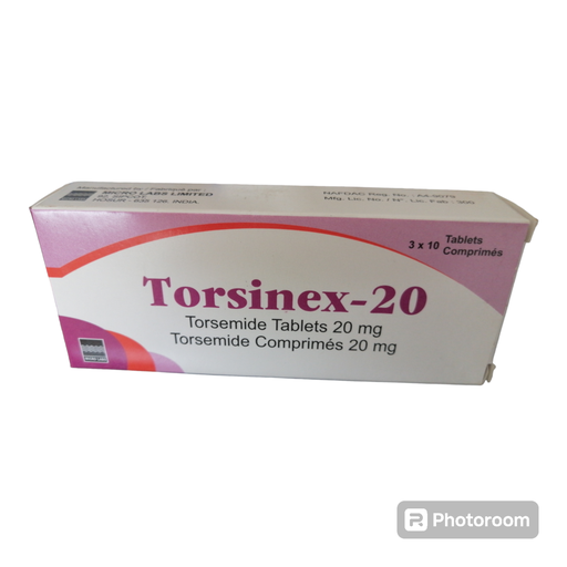 [akd941] Torsinex-20 (Torsemide 20mg) Tablets