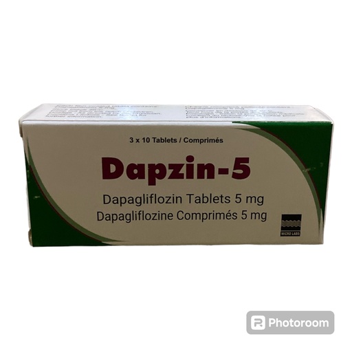 [akd266] Dapzin-5 (Dapagliflozin 5mg) Tablets