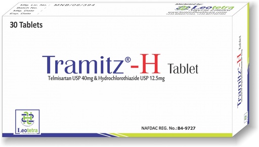 [akd944] Tramitz H (telmisartan/hydrocholorothiazide) 40/12.5mg tabs
