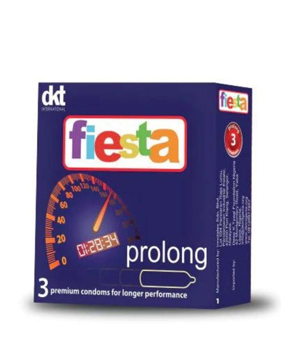 [akd390] Fiesta Condom Prolong Pack of 3