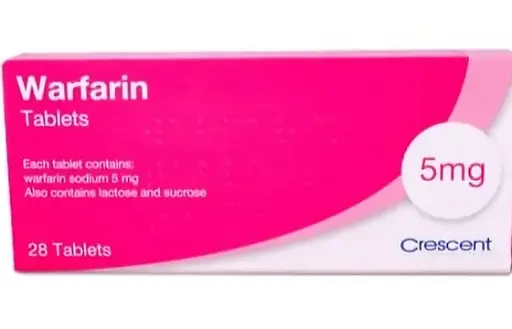 [akd999] Warfarin 5mg Crescent tabs
