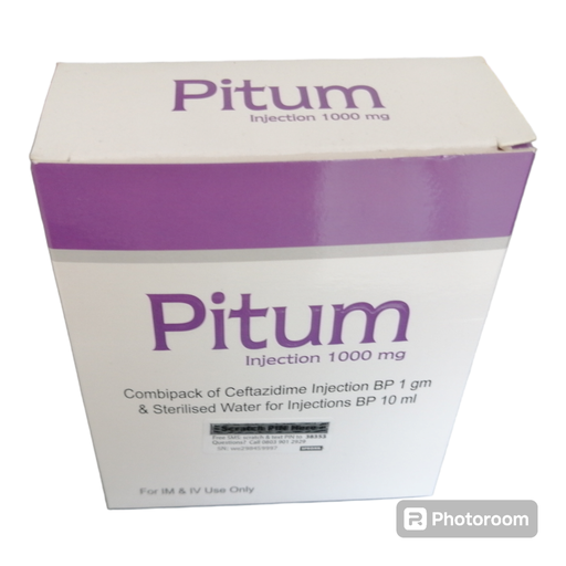 [akd799] Pitum (ceftazidime 1g) Injection