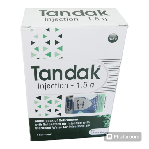 [akd922] Tandak 1.5g (ceftriaxone/sulbactam) Im/iv