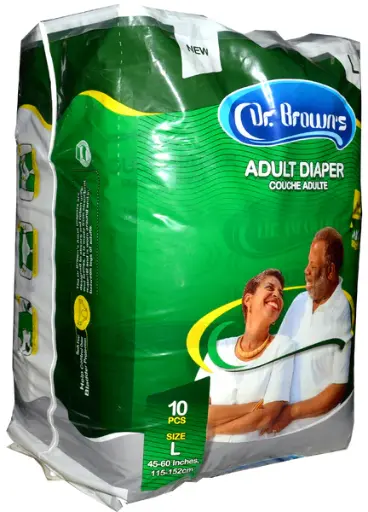 [akd028] Adult Diaper Dr Brown Large
