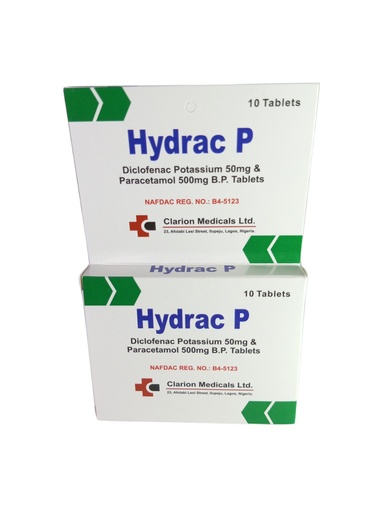 [akd480] Hydrac P (Diclofenac/Paracetamol)