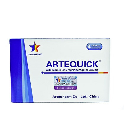 [akd093] Artequick (artemisin/piperaquine) 62.5mg/375mg
