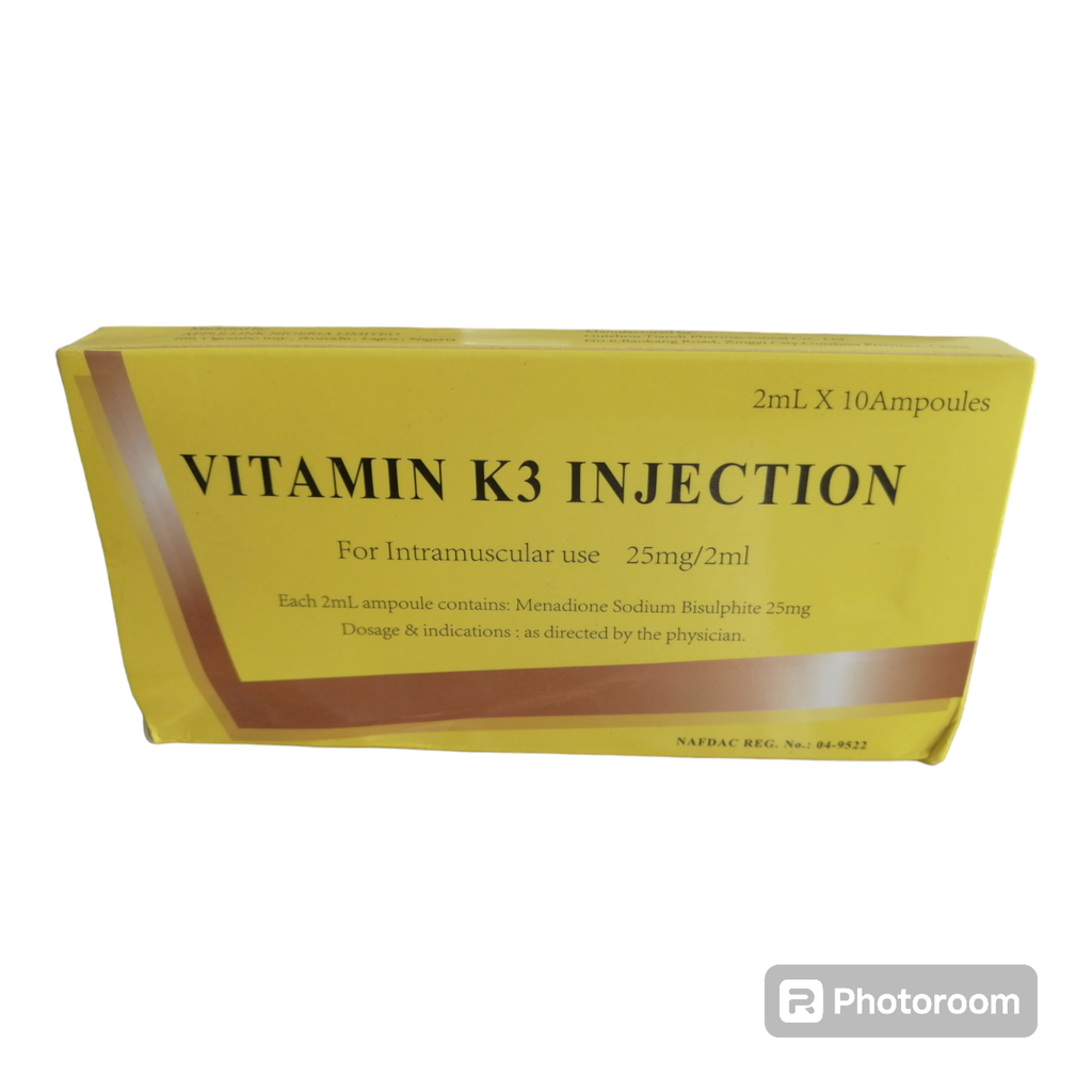 Vitamin K3 (menadione) injection | Amkamed Pharmaceuticals