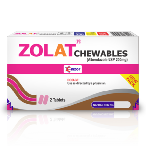 [akd1030] Zolat Tabs (albendazole) 200mg, 400mg