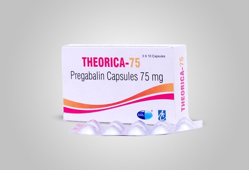 [akd934] Theorica (pregabalin) 75mg Capsules