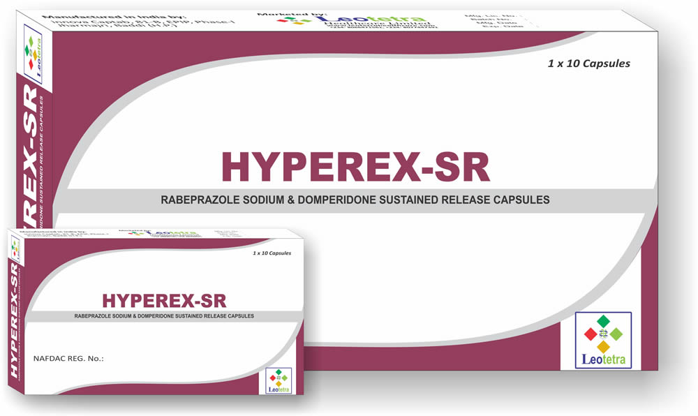 Hyperex SR (Rabeprazole Domperidone) | Amkamed Pharmaceuticals